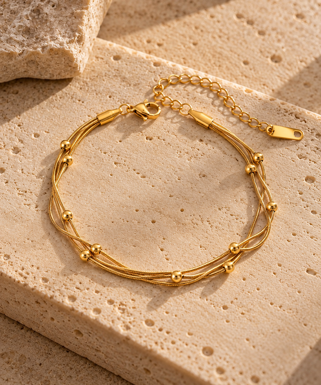 The Beaded Layer Bracelet