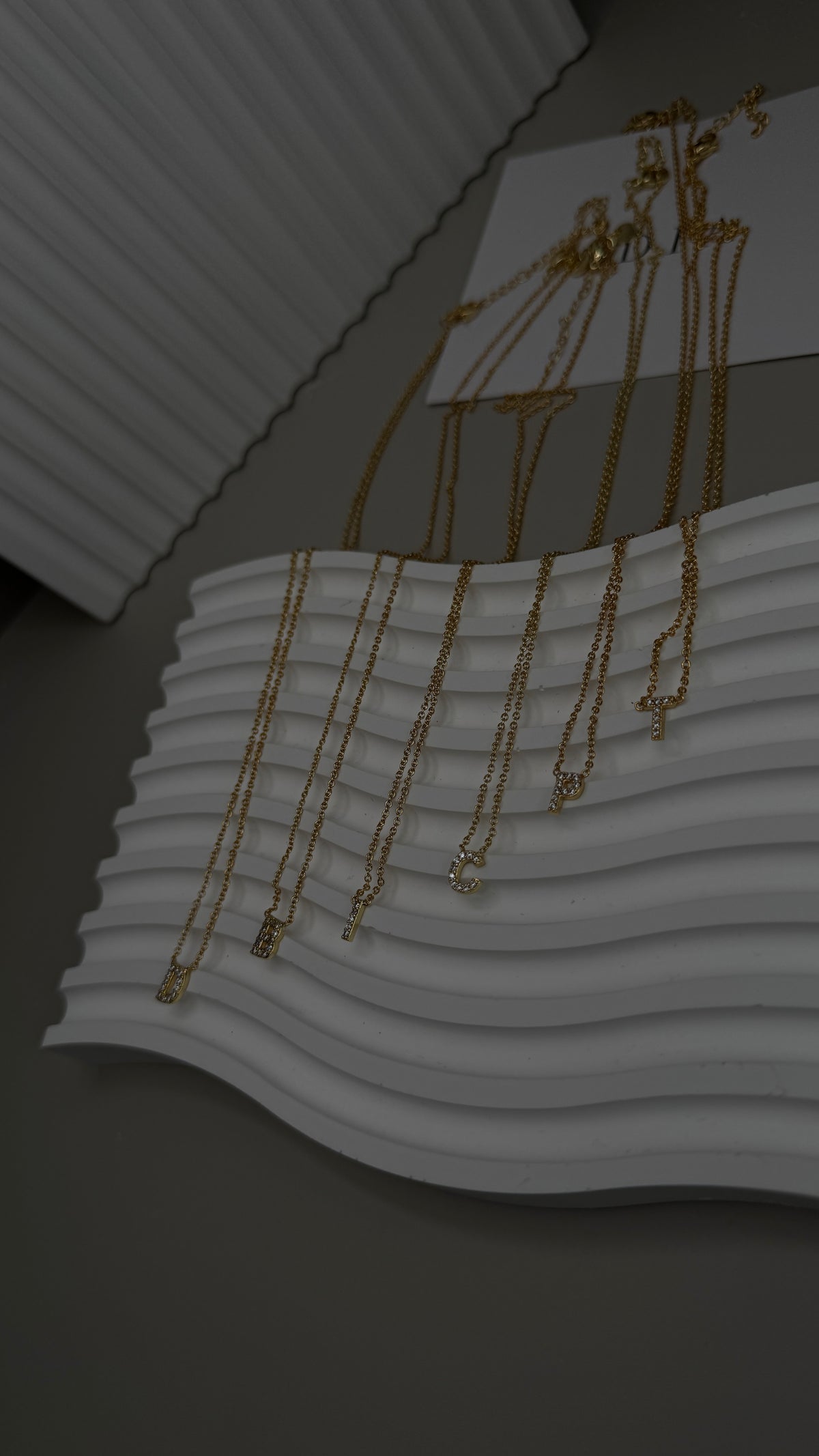 Aveline Initial Necklace