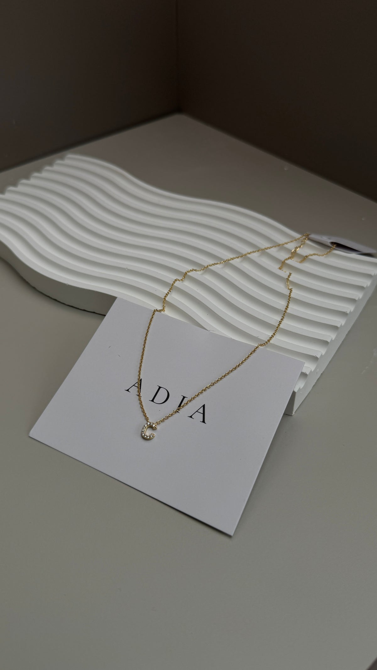 Aveline Initial Necklace