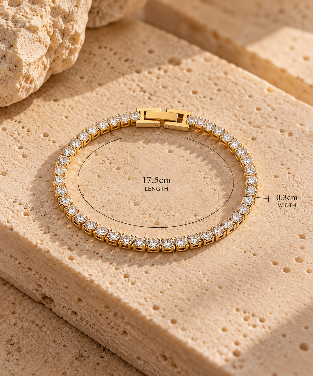Lumière Tennis Bracelet