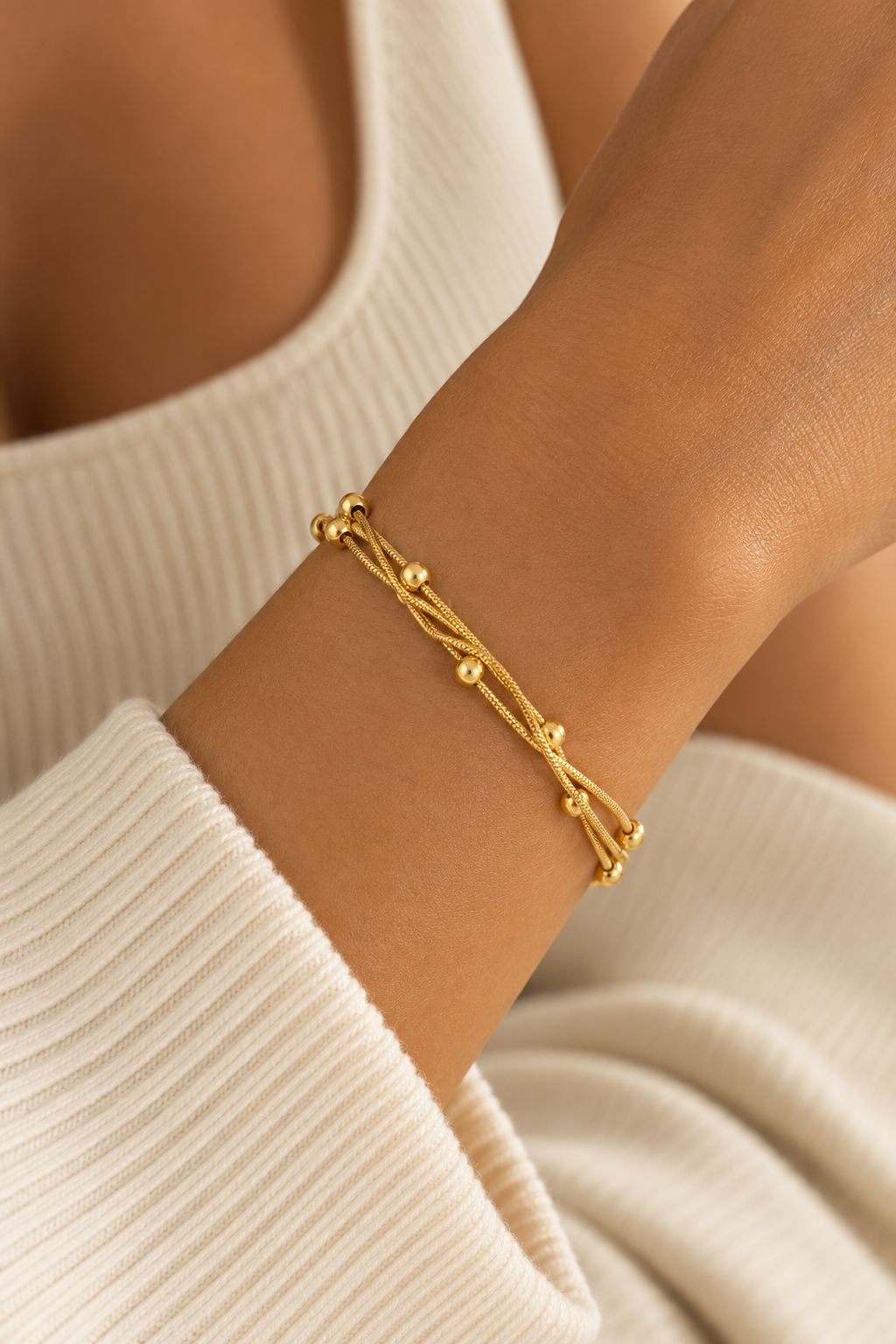 The Beaded Layer Bracelet