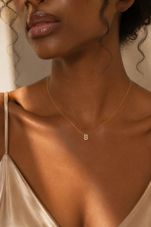 Aveline Initial Necklace