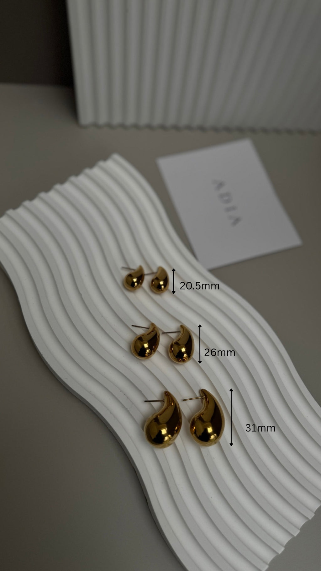 Sculpted Teardrops
