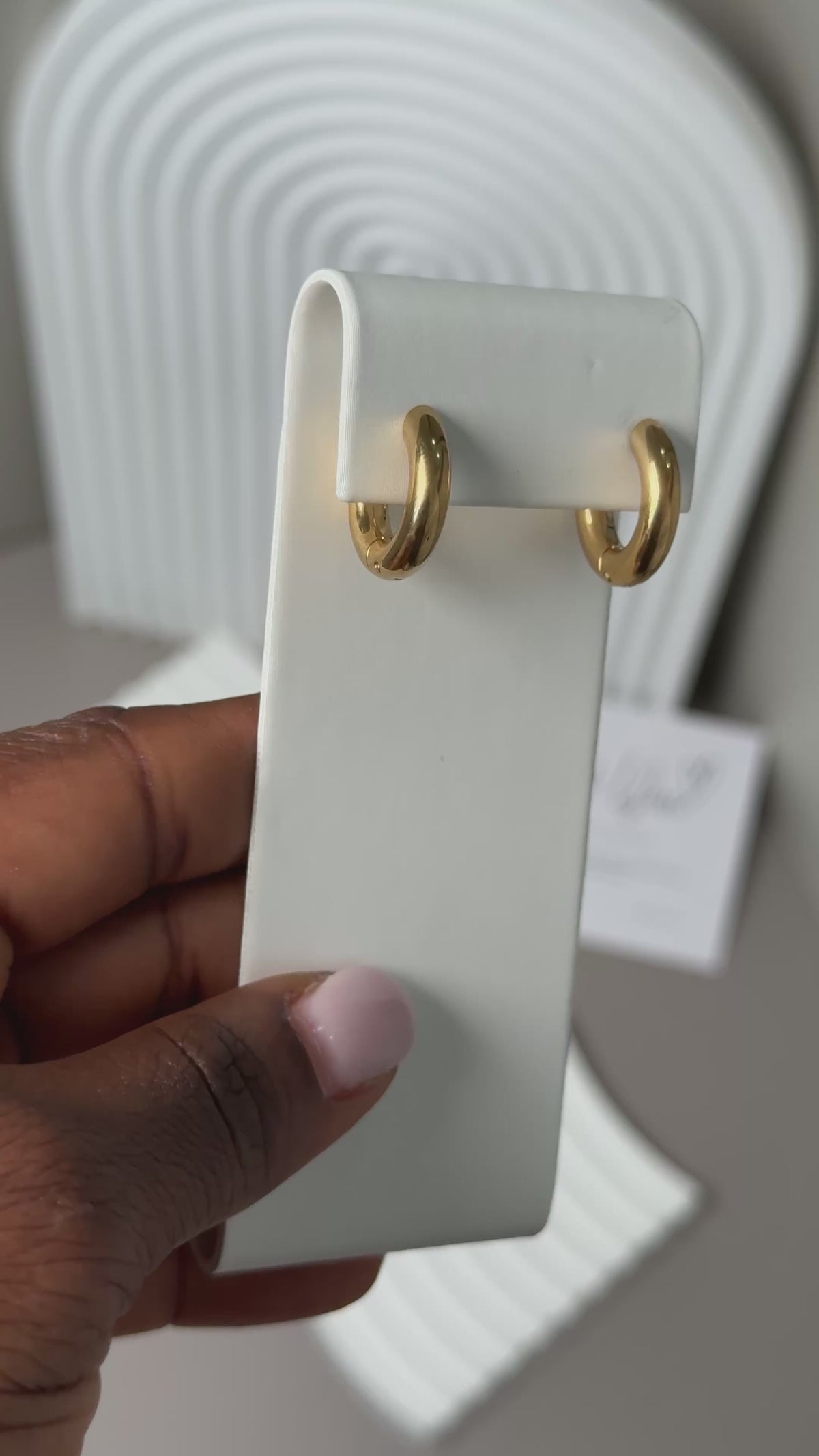 Gold Chunky Hoops